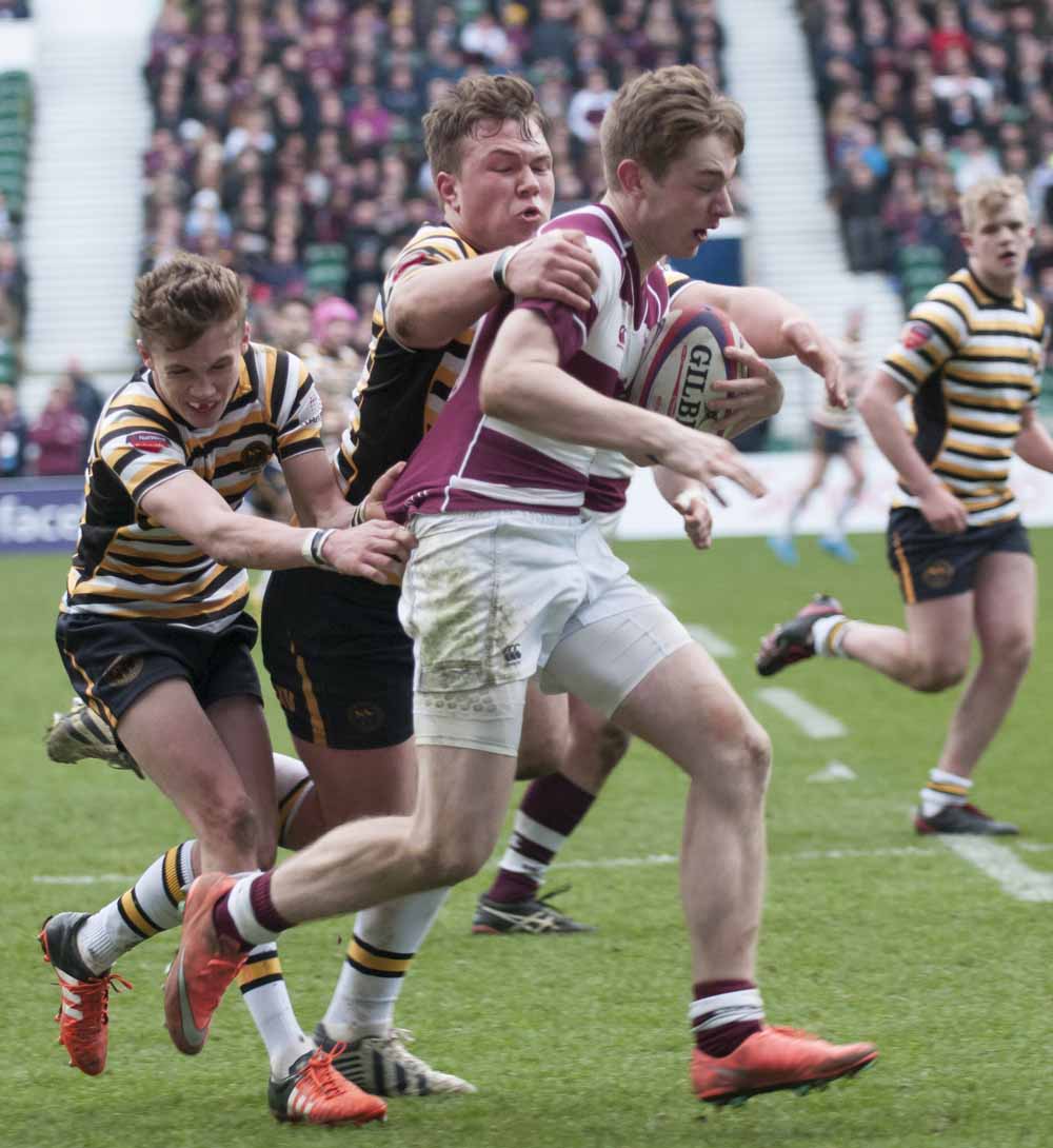 NatWest Schools Cup Final (won 18-10 against QEGS Wakefield